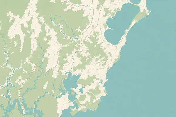 Map of Central Coast service suburbs