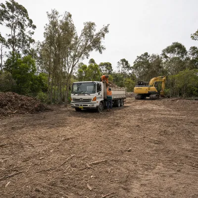 Land Clearing in Central Coast. Block preparation, vegetation removal and mulching for residential and acreage jobs across the Central Coast.